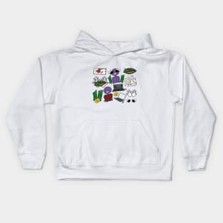 Hand drawing for designers and crafters Kids Hoodie